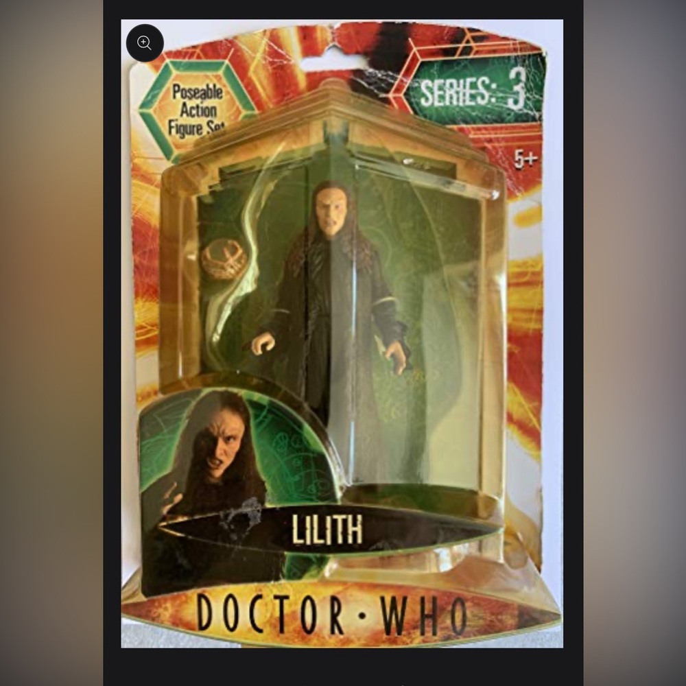Vintage 2006 Doctor Who’s Lilith Action Figure with Accessory